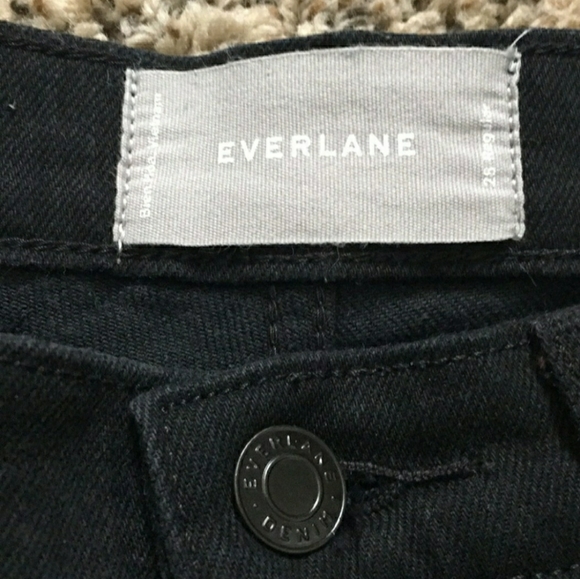 Black Everlane Mid-Rise Jeans - Picture 2 of 4